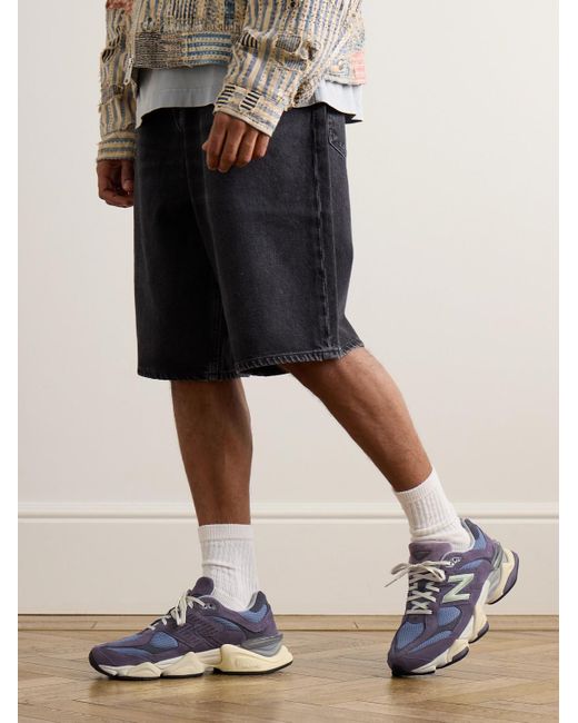 Sneakers in camoscio e mesh 9060 di New Balance in Blue da Uomo