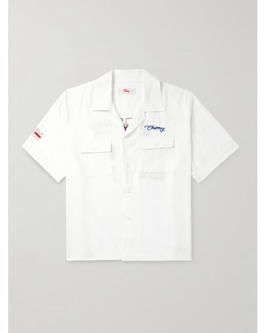 Oracle Bull Racing Camicia di CHERRY LA in White da Uomo