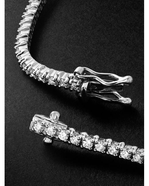 KOLOURS JEWELRY Black Spectra 14-Karat Diamond Tennis Bracelet for men