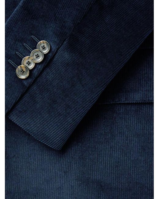 Paul Smith Blue Cotton-blend Corduroy Blazer for men