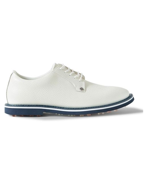 G/FORE Gallivanter Pebble-grain Leather Golf Shoes in White for Men - Lyst