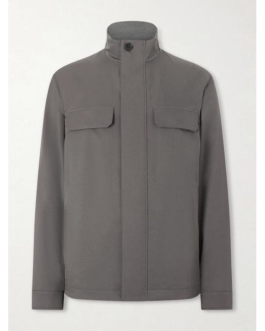 Zegna Gray Shell Jacket for men