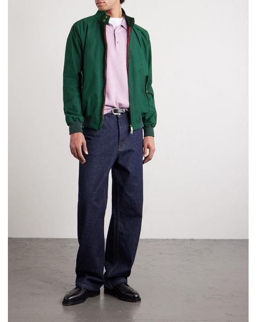 Baracuta Green G9 Shell Harrington Jacket for men