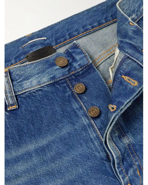 Saint Laurent Blue Straight-leg Jeans for men