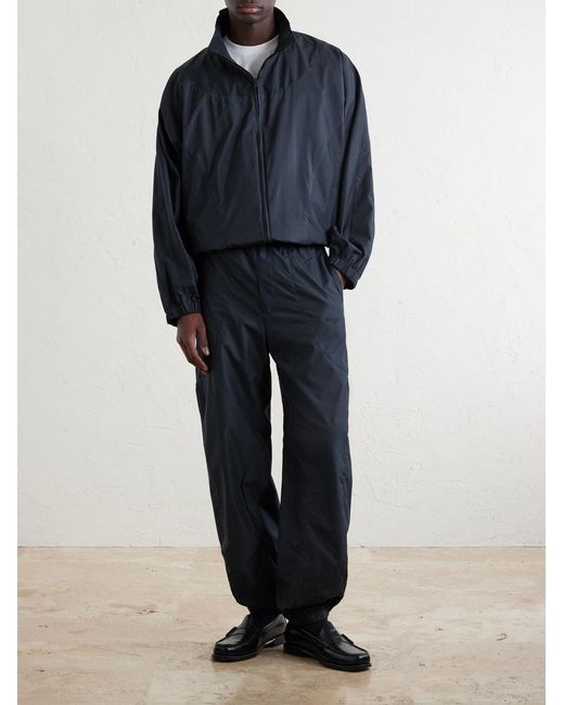 Givenchy Blue Tapered Cotton-Blend Shell Sweatpants for men