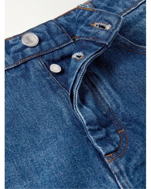 Jeans a gamba dritta di AMI in Blue da Uomo