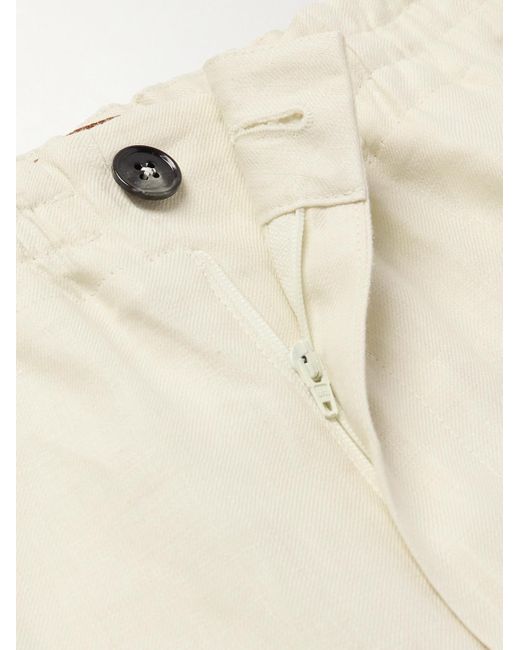 Shorts A Gamba Dritta di Zegna in Natural da Uomo