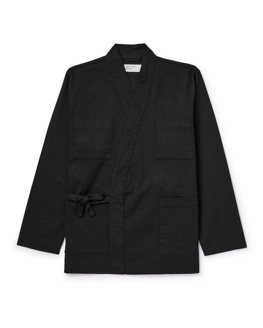 Universal Works Kyoto Cotton-twill Jacket in Black for Men | Lyst