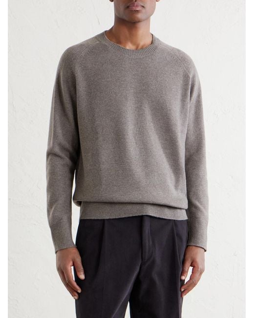Eleventy Gray Wool Sweater for men