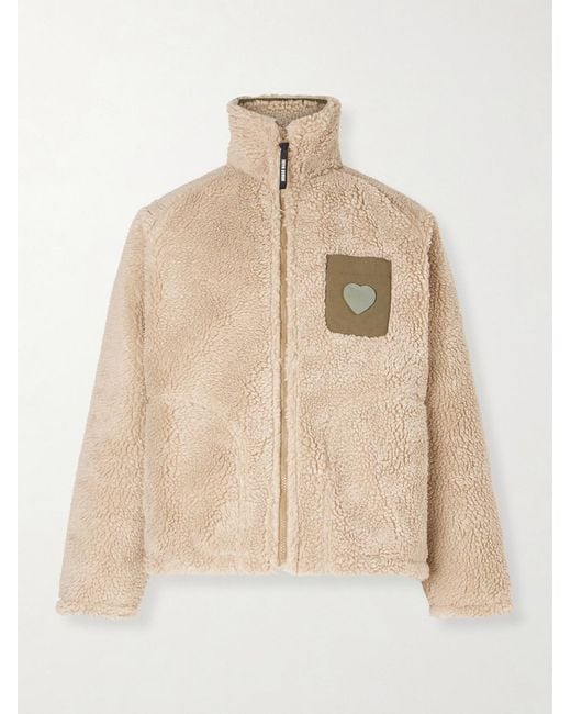 Human Made Natural Shell-trimmed Fleece Jacket for men