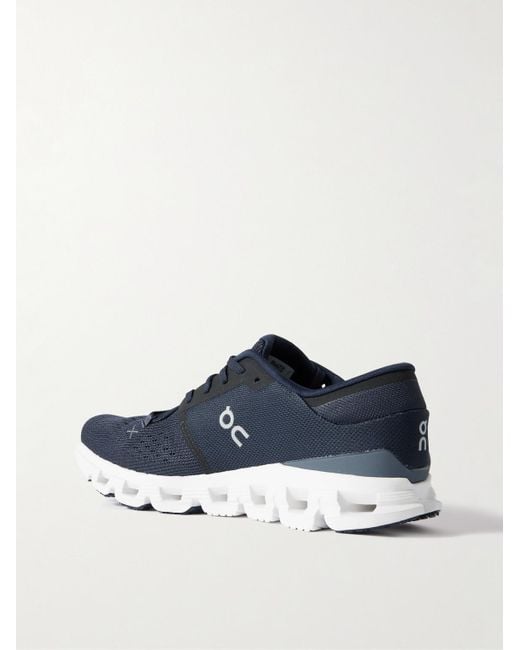 On Shoes Cloud X 4 Laufschuhe aus Mesh mit Gummibesatz in Blue für Herren