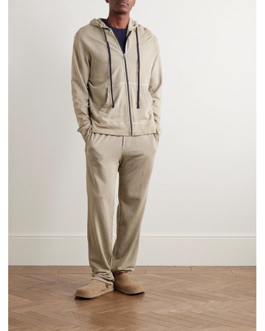 James Perse Natural Loopback Cotton-Jersey Sweatpants for men
