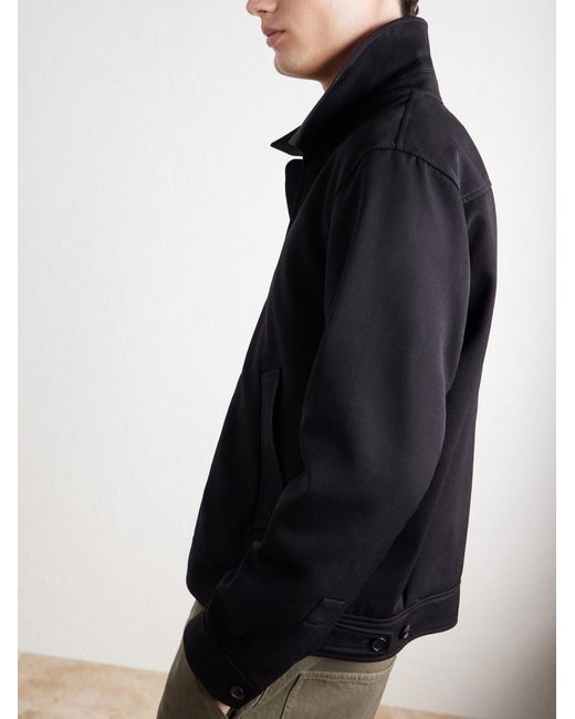 Nili Lotan Black Fitzroy Virgin Wool Jacket for men