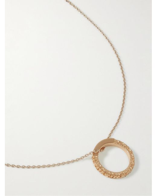Mens Jewellery Necklaces Metallic for Men Maison Margiela Silver-tone Necklace With Charm in Gold 