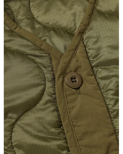 Corridor NYC Green Quilted Ripstop Jacket for men