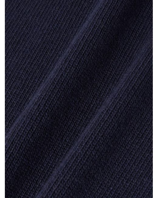 Incotex Wool And Cashmere-Blend Sweater di Slowear in Blue da Uomo