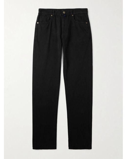 Slowear Black Incotex Blue Division Slim-fit Tapered Jeans for men