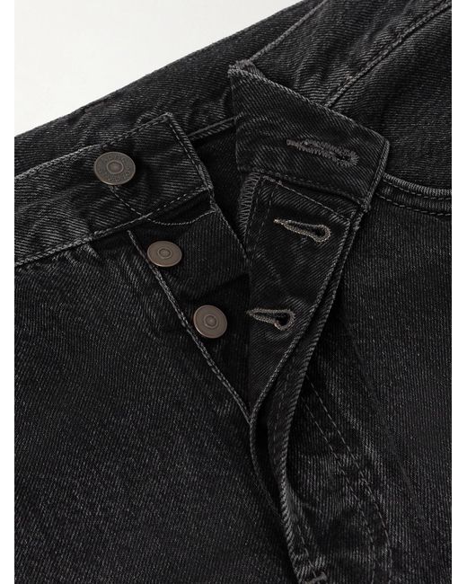 Acne Black Straight-Leg Jeans for men