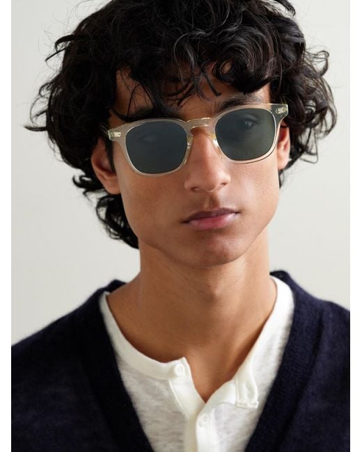 Occhiali Da Sole di Garrett Leight in Green da Uomo