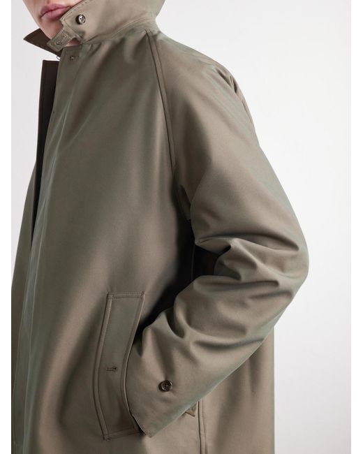 Beams Plus Natural Cotton-Blend Gabardine Trench Coat for men