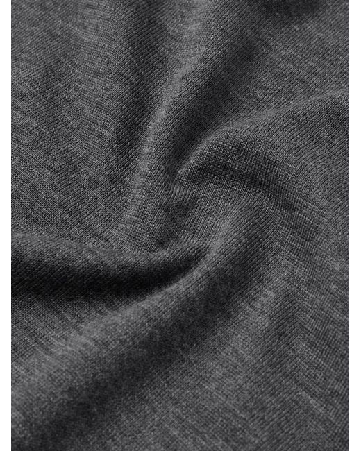 Piacenza 1733 Gray Slim-Fit Wool Sweater for men