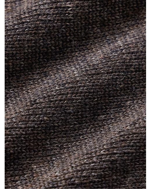 Inis Meáin Gray Pub Jacket Linen Cardigan for men