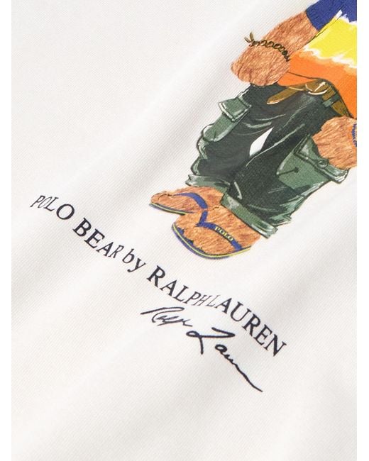 Felpa di Polo Ralph Lauren in White da Uomo