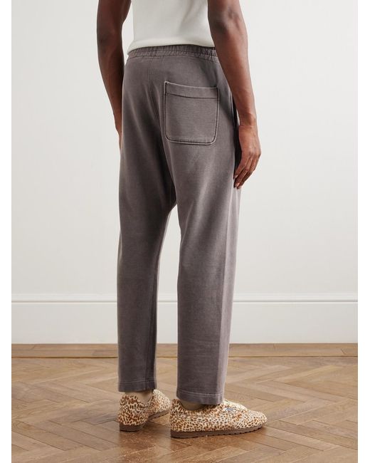 Remi Relief Gray Straight-leg Cotton-jersey Sweatpants for men