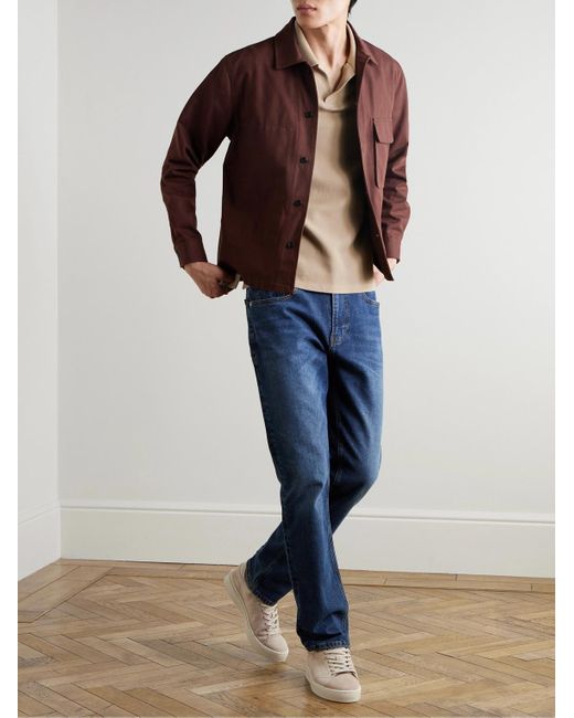 Jeans A Gamba Dritta The Modern di FRAME in Blue da Uomo