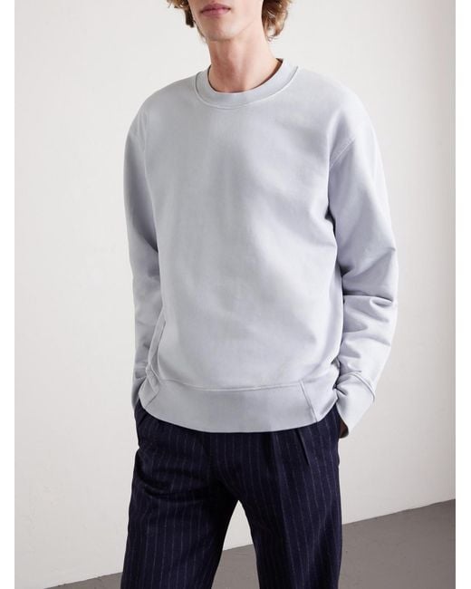 Folk Gray Anniversary Organic Cotton-Jersey Sweatshirt for men