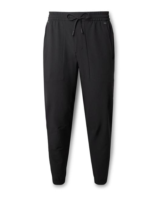 lululemon athletica Black License To Train Slim-Fit Tapered Stretch Recycled-Shell Track Pants for men