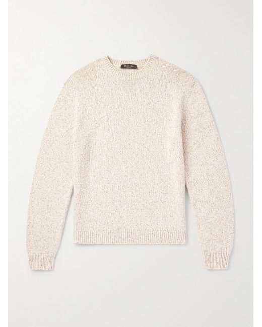 Loro Piana Natural Meina Cotton Sweater for men