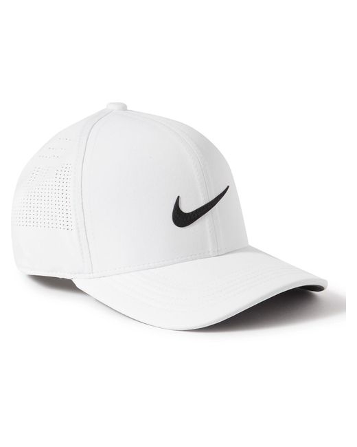 Nike Synthetic Aerobill Classic 99 Perforated Dri Fit Golf Cap In White For Men Lyst