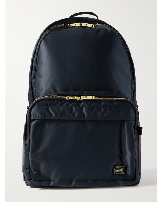 Porter-Yoshida and Co Blue Tanker Nylon Backpack for men