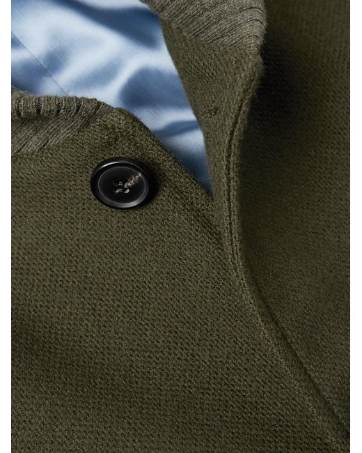 Paul Smith Green Wool Shirt Jacket for men