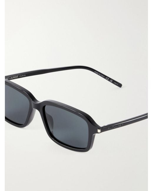 Saint Laurent Black Sl 938 Square-frame Recycled Acetate Sunglasses for men