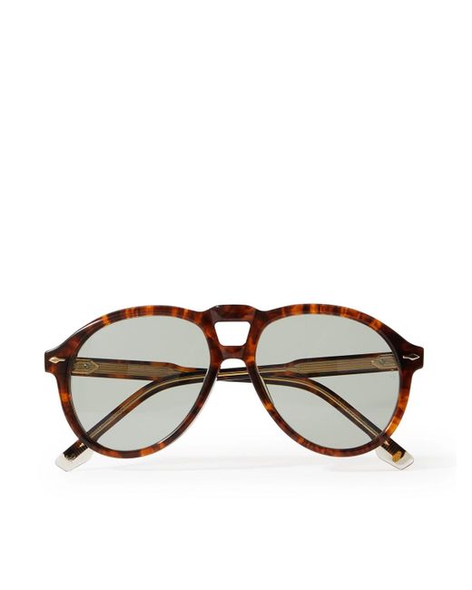 Jacques Marie Mage Multicolor Valkyrie Aviator-style Tortoiseshell Acetate Sunglasses for men