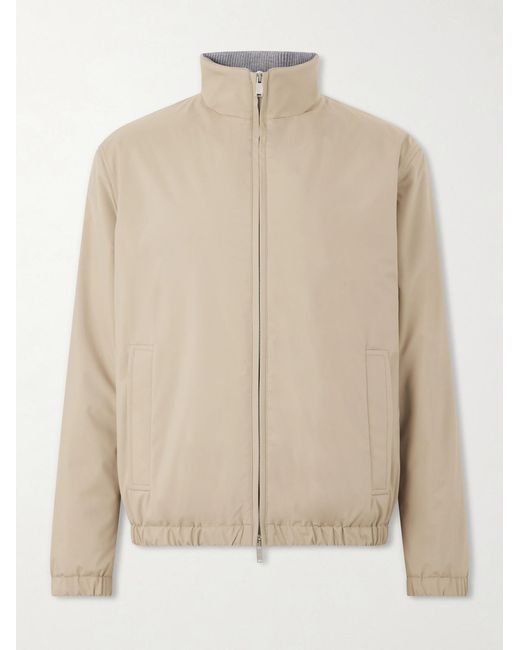 Lardini Natural Shell Bomber Jacket for men