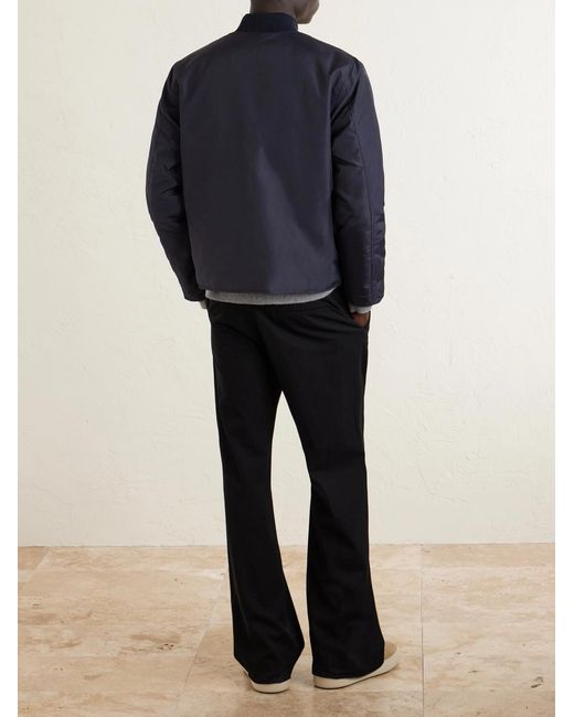 Officine Generale Blue Shell Bomber Jacket for men
