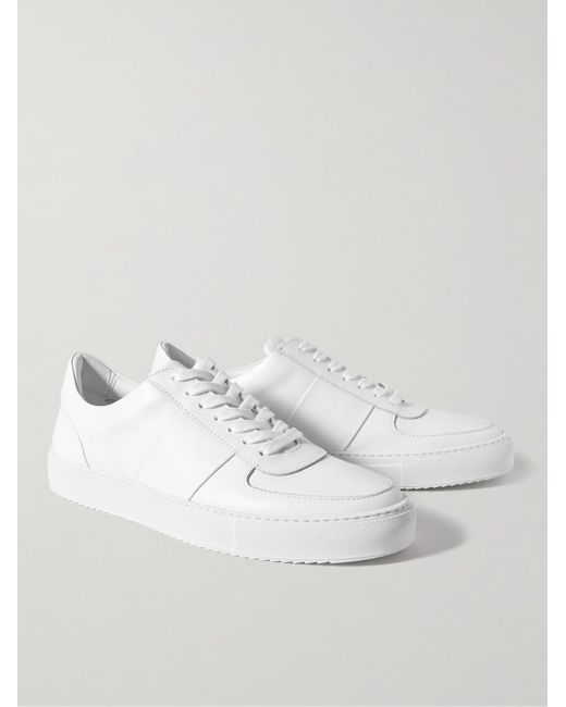 Mr P. White Larry Leather Sneakers for men