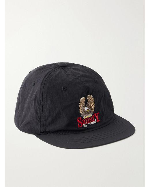 Satisfy Blue Flitesilk Logo-Embroidered Shell Running Cap for men