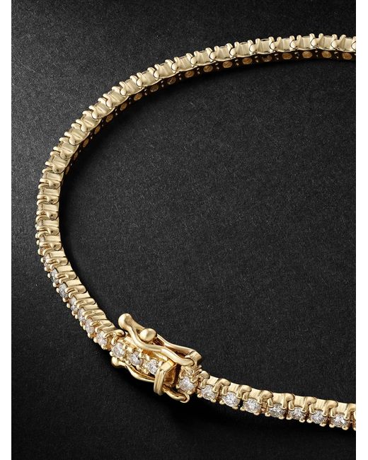 KOLOURS JEWELRY Black Spectra 14-Karat Diamond Tennis Bracelet for men