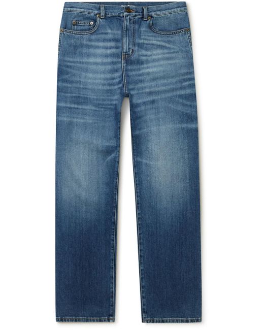 Saint Laurent Blue Authentic Washed Jeans for men