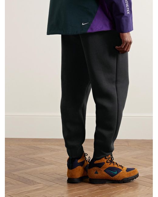 Nike Black Reimagined Tapered Tech Fleece Sweatpants for men
