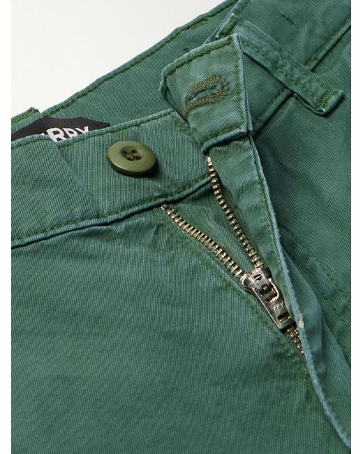 Pantaloni cargo a gamba dritta in twill di cotone con schizzi di vernice di CHERRY LA in Green da Uomo