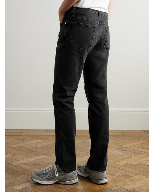 FRAME Black The Modern Straight-Leg Jeans for men