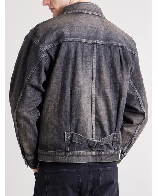 Neighborhood Gray Savage Type-1 Denim Jacket for men