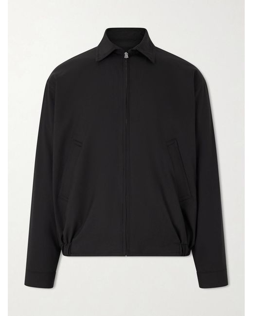 Kaptain Sunshine Black Wool Blouson Jacket for men