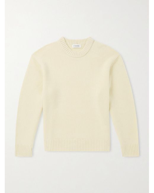 FRAME Natural Cashmere Sweater for men