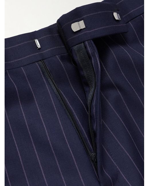 Kingsman Argylle gerade geschnittene Anzughose aus einer Woll-Kaschmirmischung mit Nadelstreifen in Blue für Herren